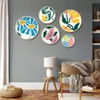 Inramad MDF-tavla Wallity Flerfärgad MDF 43,5x43,5 cm 5 Delar - Tavlor och ramar - 8684283551095 - 2