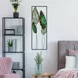 Väggdekor Metall Wallity Nezgep Flerfärgad Metall 32x90 cm - Dekorationer, prydnadsföremål - 8683743679645 - 3