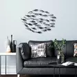 Väggdekor Metall Wallity Alabal?k Flerfärgad Metall 94x58 cm 3 Delar - Dekorationer, prydnadsföremål - 8683742688525 - 4