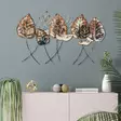 Väggdekor Metall Wallity Casting Leaf Flerfärgad Metall 67x112 cm - Dekorationer, prydnadsföremål - 8683743680115 - 3