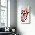 Glastavla Wallity Flerfärgad Glas 46x72 cm - Tavlor och ramar - 8684282944355 - 5