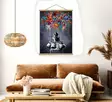 Inramad Tavla Wallity Flerfärgad Polyester/Bomull 50x70 cm 1 Del - Tavlor och ramar - 8684283736225 - 3