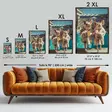 Inramad MDF-tavla Wallity Flerfärgad MDF 35x47 cm - Tavlor och ramar - 8684282847045 - 8