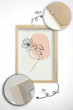 Inramad Tavla Wallity Flerfärgad MDF 33x48 cm 3 Delar - Tavlor och ramar - 8684283756155 - 1