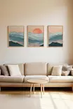 Inramad Tavla Wallity Flerfärgad MDF 33x48 cm 3 Delar - Tavlor och ramar - 8684283135905 - 2