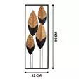 Väggdekor Metall Wallity Asil Flerfärgad Metall 32x5x90 cm - Dekorationer, prydnadsföremål - 8683342388955 - 8