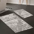 Badrumsmatta Set Mijölnir Flerfärgad 100% Polyester Halkfri Antibakteriell 40x60 cm & 60x90 cm - Badrumsmattor och våtrumsmattor - 8683342421485 - 2