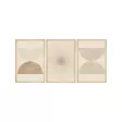 Inramad MDF-tavla Wallity Flerfärgad MDF 50x35 cm 3 Delar - Tavlor och ramar - 8684282976615 - 1