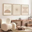 Inramad MDF-tavla Wallity Flerfärgad MDF 50x35 cm 3 Delar - Tavlor och ramar - 8684282976615 - 2