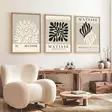Inramad MDF-tavla Wallity Flerfärgad MDF 50x70 cm 3 Delar - Tavlor och ramar - 8684282976585 - 2
