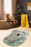 Matta Conceptum Koala Shape Flerfärgad Polyester 120x160 cm - Stora och medelstora mattor - 8681875898125 - 2