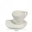 Muggset (2 st), vit, 15 cm, tålig, tidlös, gåva - Kaffe- och teserviser - 8684282137085 - 3