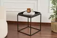 Soffbord Hanah Home Shb018 Svart Metall 45x45x52 cm - Soffbord - 8684283715145 - 2