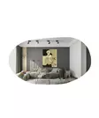 Spegel Hanah Home Vanomi Svart MDF 52x89x2,2 cm - Speglar - 8683743822645 - 1