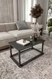 Soffbord Hanah Home Hole Rect Svart MDF 70x38x42 cm - Soffbord - 8684283348855 - 2