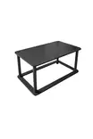 Soffbord Hanah Home Hole Rect Svart MDF 70x38x42 cm - Soffbord - 8684283348855 - 1