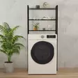 Tvättmaskinskåp Hanah Home Nigel Svart Metall 24x68x150 cm - Badrumsmöbler - 8684282608325 - 2