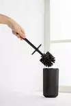 Toalettborste Mijölnir Svart 100% Plast 9x9x34,5 cm - Badrumstillbehör - 8684283711635 - 3