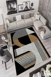 Matta Conceptum W725 Svart Polyester 180x280 cm - Stora och medelstora mattor - 8683342868495 - 2