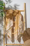 Fouta Mijölnir Mustard 60% Bomull 40% Polyester 90x170 cm - Handdukar - 8684283208135 - 2