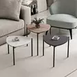 Nestingbord Hanah Home Lenny Multicolor Vit Antracit Valnöt Spånskiva 45x45x45 cm - Bord - 8683742465805 - 3