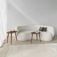 Nästbord Hanah Home Sweet Set Valnöt Massiv Furu Massivt Trä 50x48x33 cm 50x52x33 cm - Bord - 8683742112075 - 5