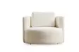 Öronlappsfåtölj Atelier del Sofa Asos Cream Kräm Polyester 105x100x71 cm - Fåtöljer - 8683742690825 - 4