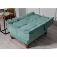 Öronlappsfåtölj Atelier del Sofa Kelebek Havsgrön Tyg 75x85x90 cm - Fåtöljer - 8681875598025 - 4