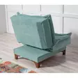 Öronlappsfåtölj Atelier del Sofa Kelebek Havsgrön Tyg 75x85x90 cm - Fåtöljer - 8681875598025 - 5