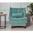Öronlappsfåtölj Atelier del Sofa Kelebek Havsgrön Tyg 75x85x90 cm - Fåtöljer - 8681875598025 - 3
