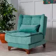 Öronlappsfåtölj Atelier del Sofa Kelebek Havsgrön Tyg 75x85x90 cm - Fåtöljer - 8681875598025 - 2