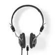 On-Ear Trådbundna Hörlurar | USB-C | Kabellängd: 1.10 m | Svart - Trådlösa hörlurar - 5412810478835 - 1
