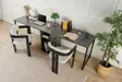 Skrivbord Nordure Twin Study Desk Antracit Spånskiva 240x74x60 cm - Skrivbord - 8684282978565 - 2