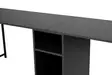 Skrivbord Nordure Twin Study Desk Antracit Spånskiva 240x74x60 cm - Skrivbord - 8684282978565 - 7