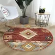 Matta Conceptum Woopamuk500 Orange Bomull Polyester 110x110 cm - Runda mattor - 8683743683475 - 3