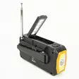 PNI DYN300 bärbar radio med dynamo, solcellsladdning, ficklampa, 4000 mAh powerbank, SOS, IPX3, orange - Radioapparater - 5949066537325 - 8