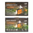 PNI DYN300 bärbar radio med dynamo, solcellsladdning, ficklampa, 4000 mAh powerbank, SOS, IPX3, orange - Radioapparater - 5949066537325 - 19