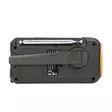 PNI DYN300 bärbar radio med dynamo, solcellsladdning, ficklampa, 4000 mAh powerbank, SOS, IPX3, orange - Radioapparater - 5949066537325 - 10