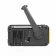 PNI DYN300 bärbar radio med dynamo, solcellsladdning, ficklampa, 4000 mAh powerbank, SOS, IPX3, orange - Radioapparater - 5949066537325 - 9