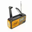 PNI DYN300 bärbar radio med dynamo, solcellsladdning, ficklampa, 4000 mAh powerbank, SOS, IPX3, orange - Radioapparater - 5949066537325 - 7