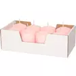 Pöytäkynttilä vaaleanpunainen 5x7cm 8 kpl - Ljus och lyktor - 6410416300115 - 3