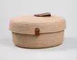 Korgset Aberto Design JUT02001128D Beige Bomull Juterep 15x15x7 cm - Förvaringslådor och korgar - 8683742916475 - 3