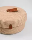 Korgset Aberto Design JUT02001128D Beige Bomull Juterep 15x15x7 cm - Förvaringslådor och korgar - 8683742916475 - 4
