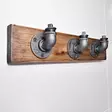 Klädhängare Hanah Home Boruraf038 Valnöt Metall 50x11x9 cm - Möbler - 8681875208245 - 3