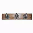 Klädhängare Hanah Home Boruraf038 Valnöt Metall 50x11x9 cm - Möbler - 8681875208245 - 6