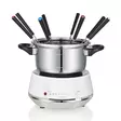Elektrisk fondue 2L 1200W Rostfritt stål / Vit - Specialmaskiner och grillar för köket - 5707160021085 - 10