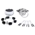 Elektrisk fondue 2L 1200W Rostfritt stål / Vit - Specialmaskiner och grillar för köket - 5707160021085 - 75