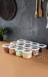 Förvaringslåda Set Hermia Vit Plast 12 Delar - Plastlådor och förvaringslådor - 8683342850865 - 2