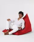 Sittsäck Atelier del Sofa Pyramid Big Bed Röd Polyester 145x90 cm - Saccosäckar - 8683743039555 - 11
