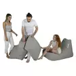 Sittsäck Atelier del Sofa Siesta Fume Polyester 55x180 cm - Saccosäckar - 8683743039715 - 3